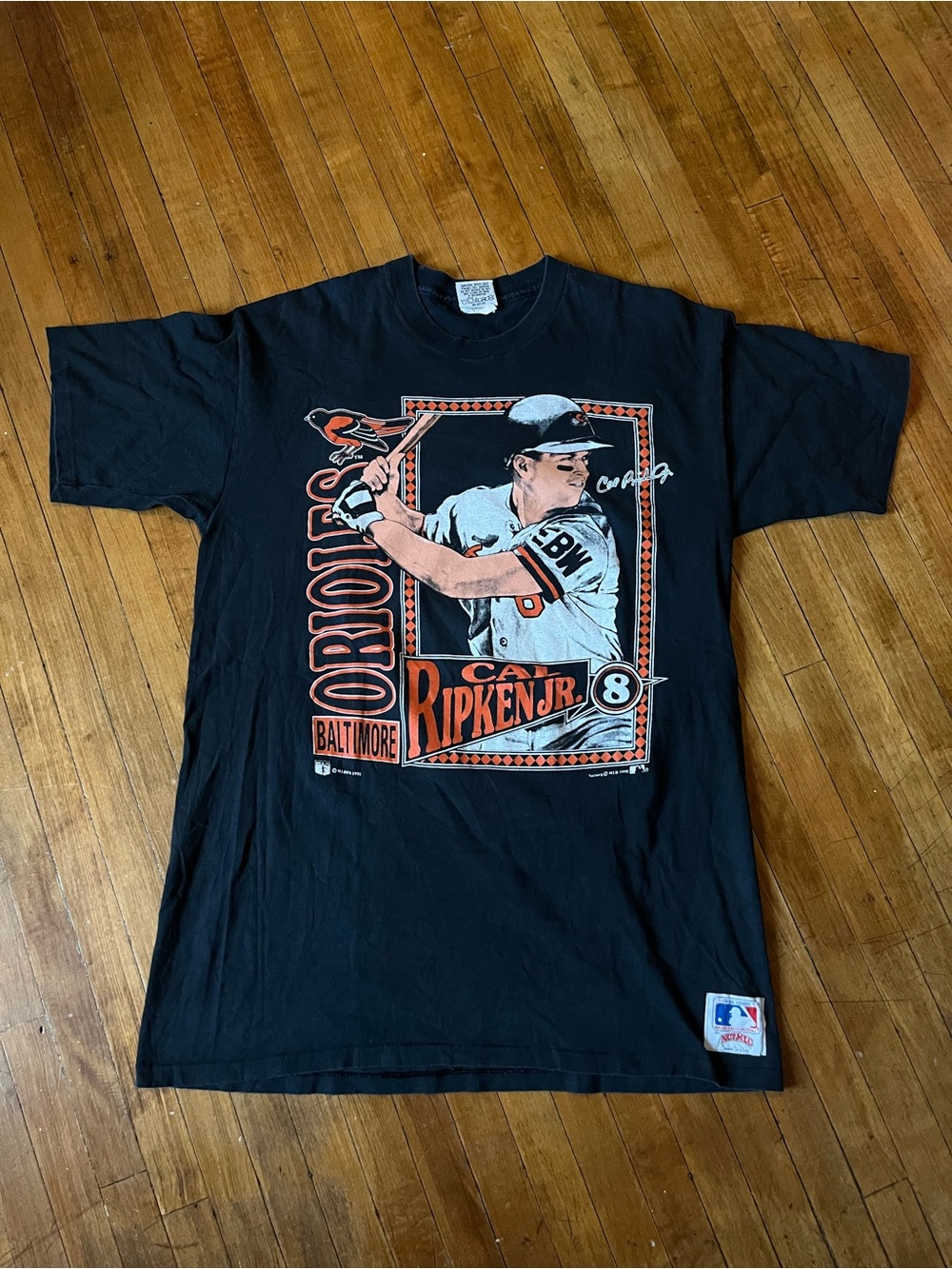 Vintage 1990s Baltimore Orioles Cal Ripken Jr. MLB T-Shirt XL